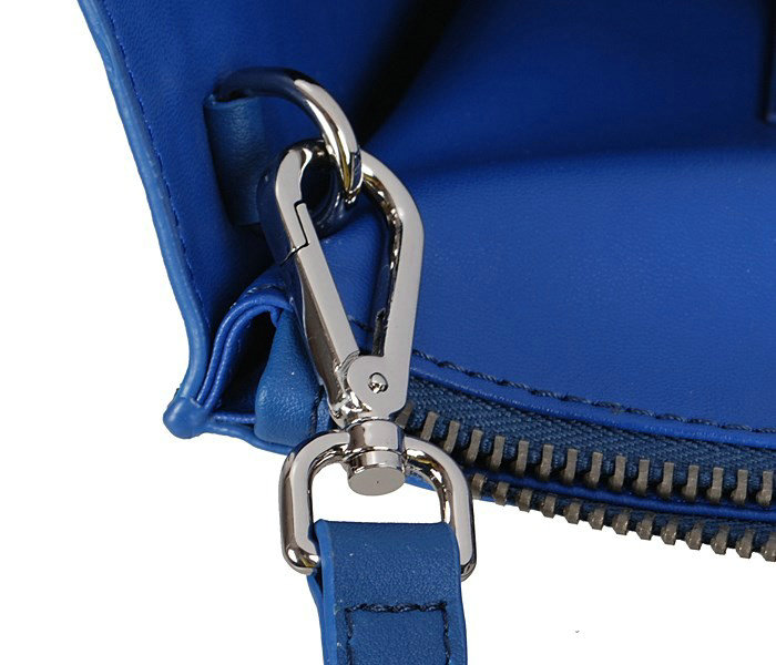 2014 Prada Glace Calf Leather Tote Bag BN2619 blue